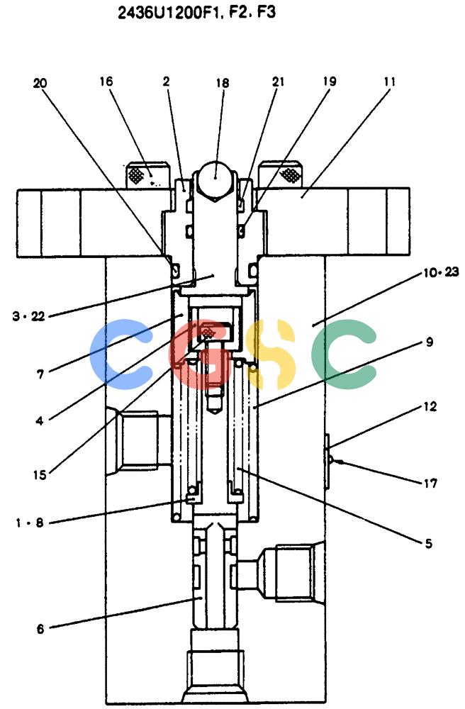 神钢零件查询(SK130) - EXCAVATOR BTW LPU1001 - LPU2000 (1/98-12/98) (12-032) - VALVE ASSY PILOT Kobelco