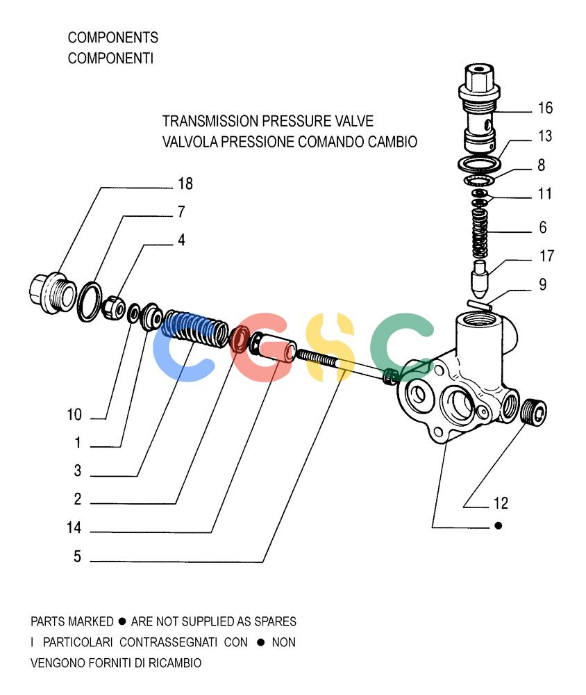 纽荷兰零件查询(FD175) - CRAWLER DOZER (N.A. VERSION)(S/N 061640 & AFTER) (1/93-) (1.200[08]) - UNIT TORQUE CONVERTER - VALVE New Holland Constructuion