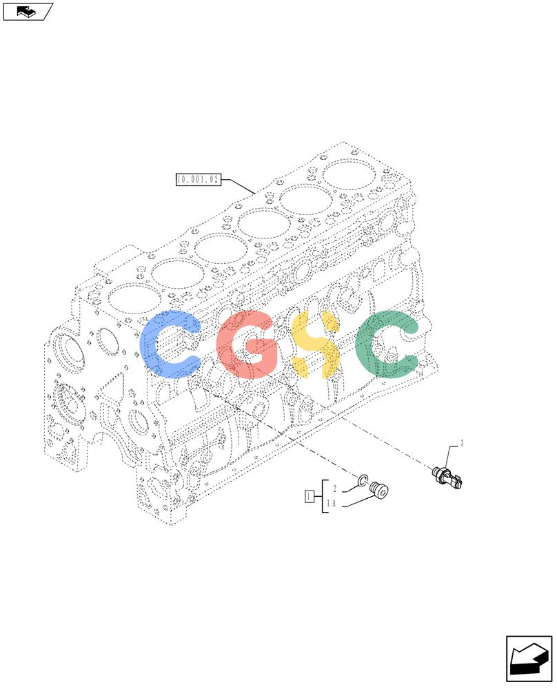 神钢零件查询(F4GE9684R J605) - ENGINE 5801404376 - 84370655 (11/13-) (55.414.01) - MOTOR SENSORS (2854946) Kobelco