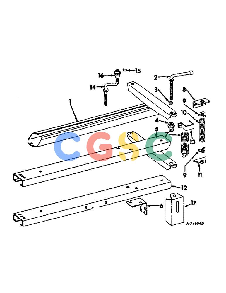 凯斯零件查询(440) - INTERNATIONAL HARVESTER RECTANGULAR BALER (NORTH AMERICA) (1/70-12/78) (E-55) - MANUAL BALE TENSION DEVICE, WHEN ORDERED Case Agriculture