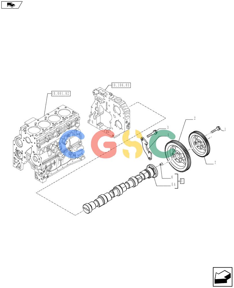 神钢零件查询(F4GE9484C J601) - ENGINE 504203229 - 84513501 (1/14-) (10.106.01) - CAMSHAFT - TIMING CONTROL (2856169) Kobelco
