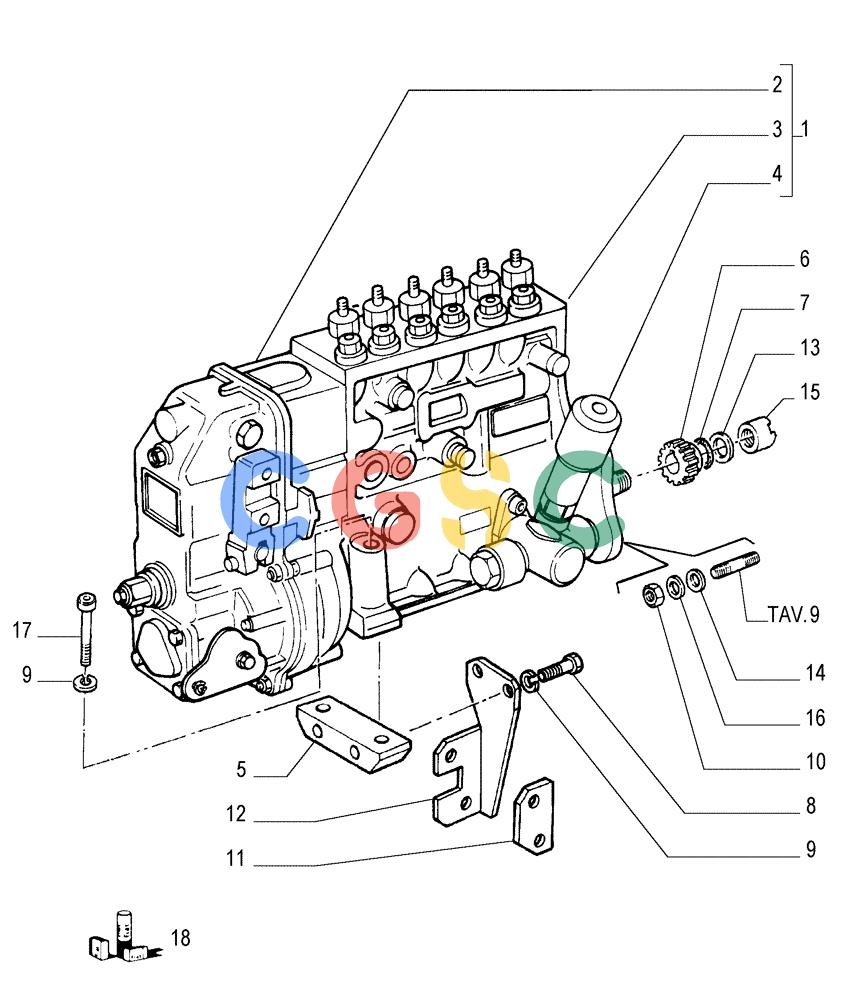 纽荷兰零件查询(FD175) - CRAWLER DOZER (N.A. VERSION)(S/N 061640 & AFTER) (1/93-) (0.140[01]) - INJECTION EQUIPMENT New Holland Constructuion