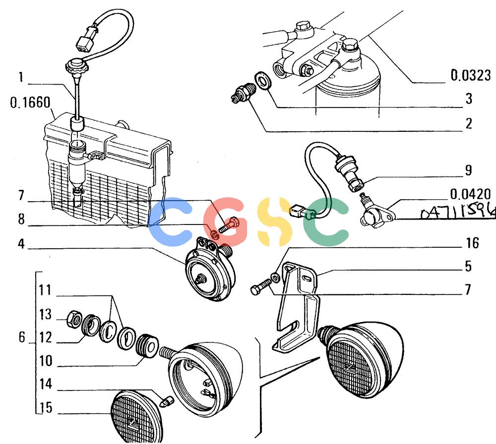 纽荷兰零件查询(FD14E) - CRAWLER DOZER (6.7120[002]) - ELECTRIC COMPONENTS New Holland Constructuion