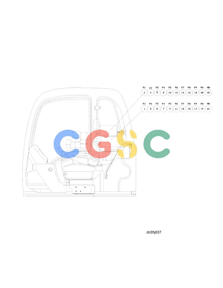 纽荷兰零件查询(EH215) - CRAWLER EXCAVATOR (9/03-) (09 -94[00]) - NAME PLATE INSTAL (LIFT CHART) (YN22TU0016F1-FB E215 HW) New Holland Constructuion
