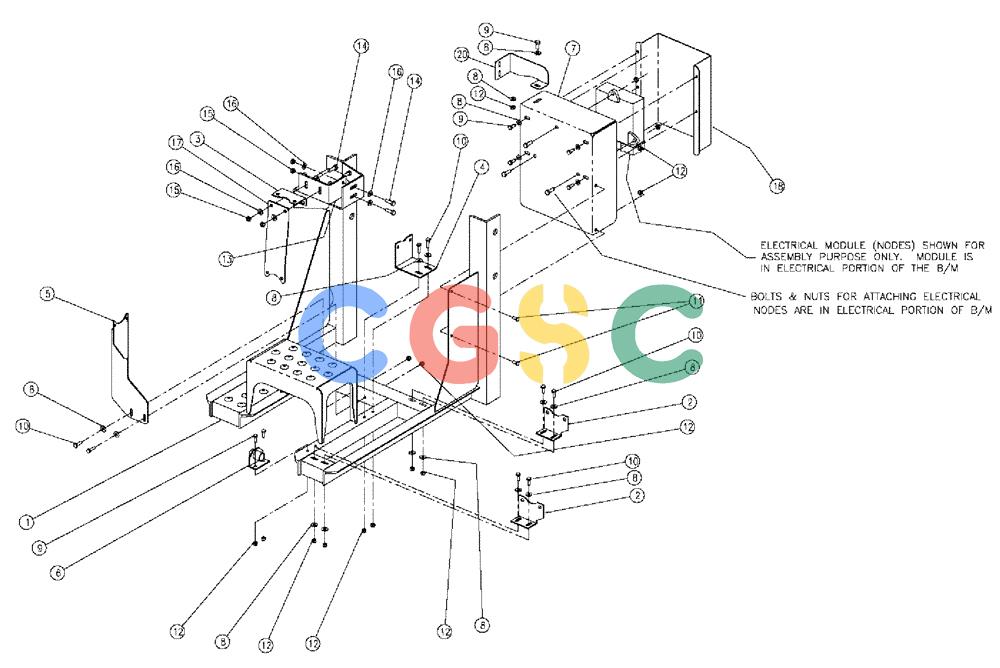 凯斯零件查询(810) - FLEX-AIR APPLICATOR - 2009 (9/09-12/11) (10-018) - PUMP STATION GROUP BRACKET, 60’ & 70’ Case Agriculture