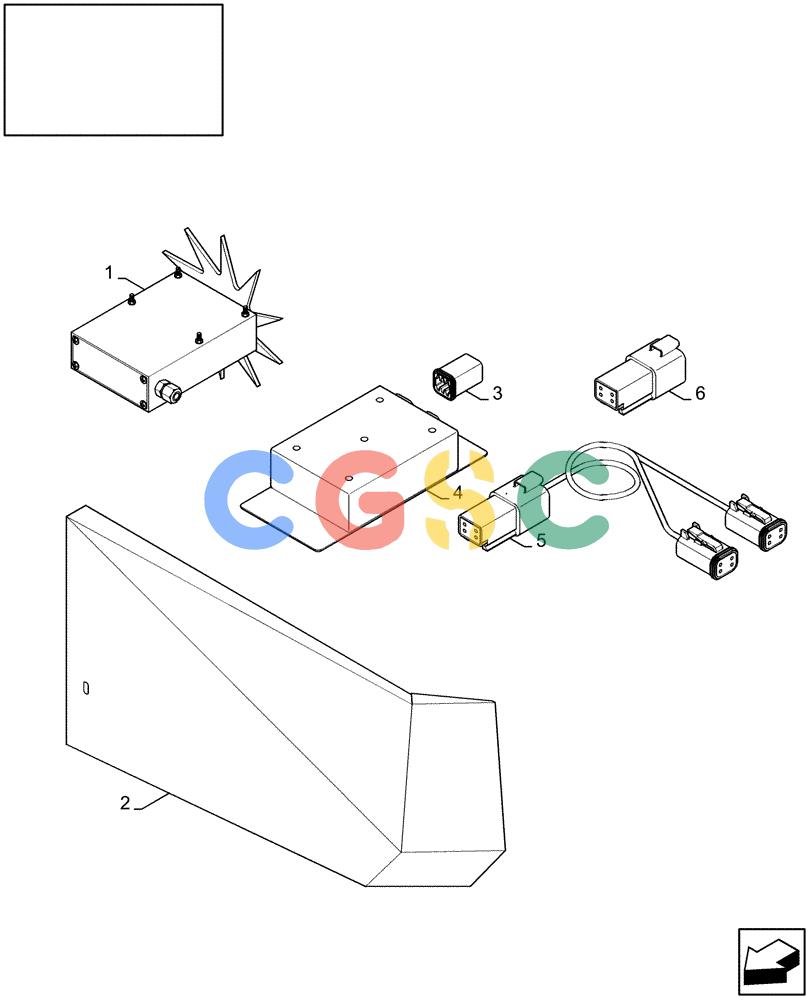 凯斯零件查询(LBX432S) - BIG RECTANGULAR BALER (3/03-12/08) (18.87355678[01]) - DIA : MOISTURE SENSOR KIT Case Agriculture