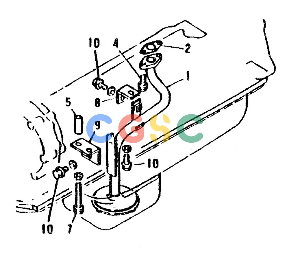 神钢零件查询(6D31-T) - MITSUBISHI DIESEL ENGINE - MD200BLC EXCAVATORS (1/06-12/06) (02-007) - OIL STRAINER Kobelco