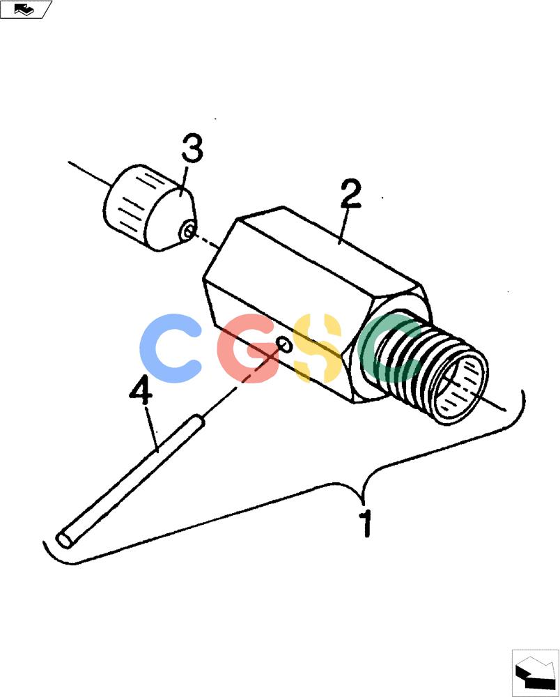 凯斯零件查询(4100 II) - DMI APPLICATOR - 1990 (1/90-12/95) (75.120.01) - THROTTLE VALVE ASSEMBLY Case Agriculture