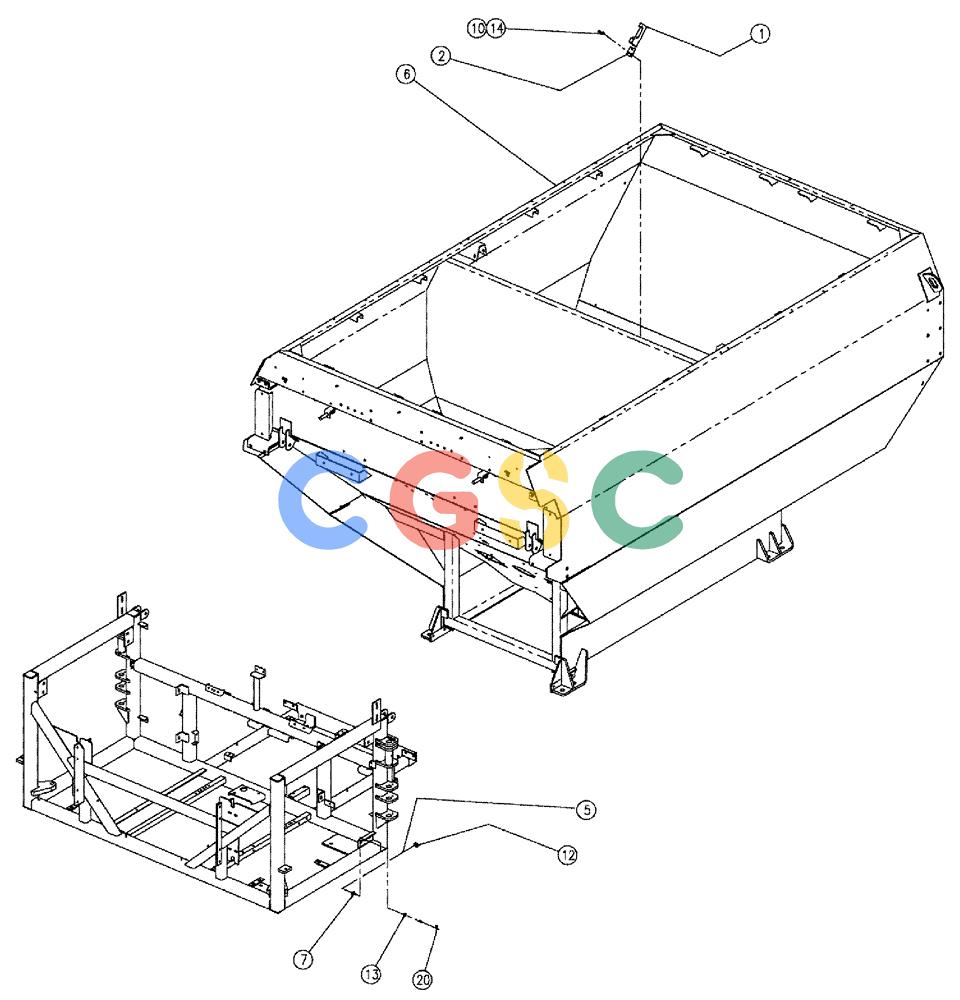 凯斯零件查询(810) - FLEX-AIR APPLICATOR - 2009 (9/09-12/11) (01-005) - BOX PARTS GROUP Case Agriculture