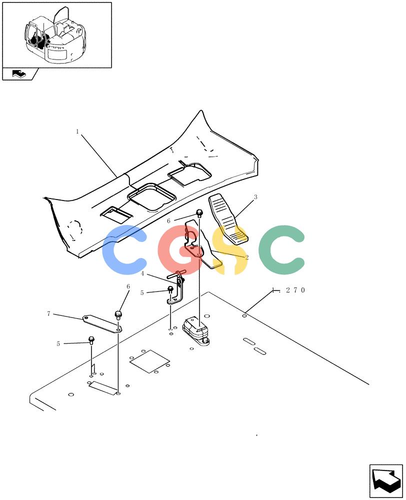 纽荷兰零件查询(E235BSR) - CRAWLER EXCAVATOR (5/07-) (1.072[01]) - CONTROLS - NIBBLER & BREAKER New Holland Constructuion