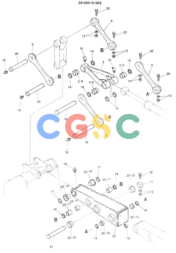 神钢零件查询(K904EL) - EXCAVATOR ASN LX1401 (1/86-12/03) (09-003) - ARM ASSY, EXTENSION Kobelco