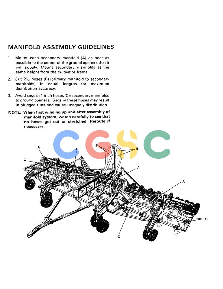 凯斯零件查询(1002) - CONCORD AIR SYSTEM (9/81-12/01) (26) - MANIFOLD ASSEMBLY GUIDELINES Case Agriculture