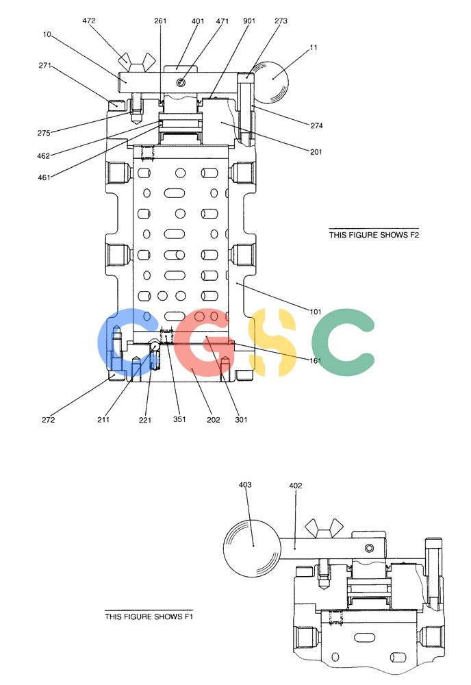 纽荷兰零件查询(E70) - MIDI CRAWLER EXCAVATOR (NA) (1/06-) (178) - VALVE ASSEMBLY, SELECTOR New Holland Constructuion