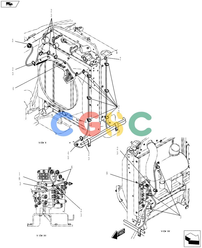 神钢零件查询(ED150-2) - BLADE RUNNER EXCAVATOR/DOZER ASN LH01-01001 (1/09-12/12) (01-083[05]) - HARNESS ASSEMBLY, UPPER (MAIN) Kobelco