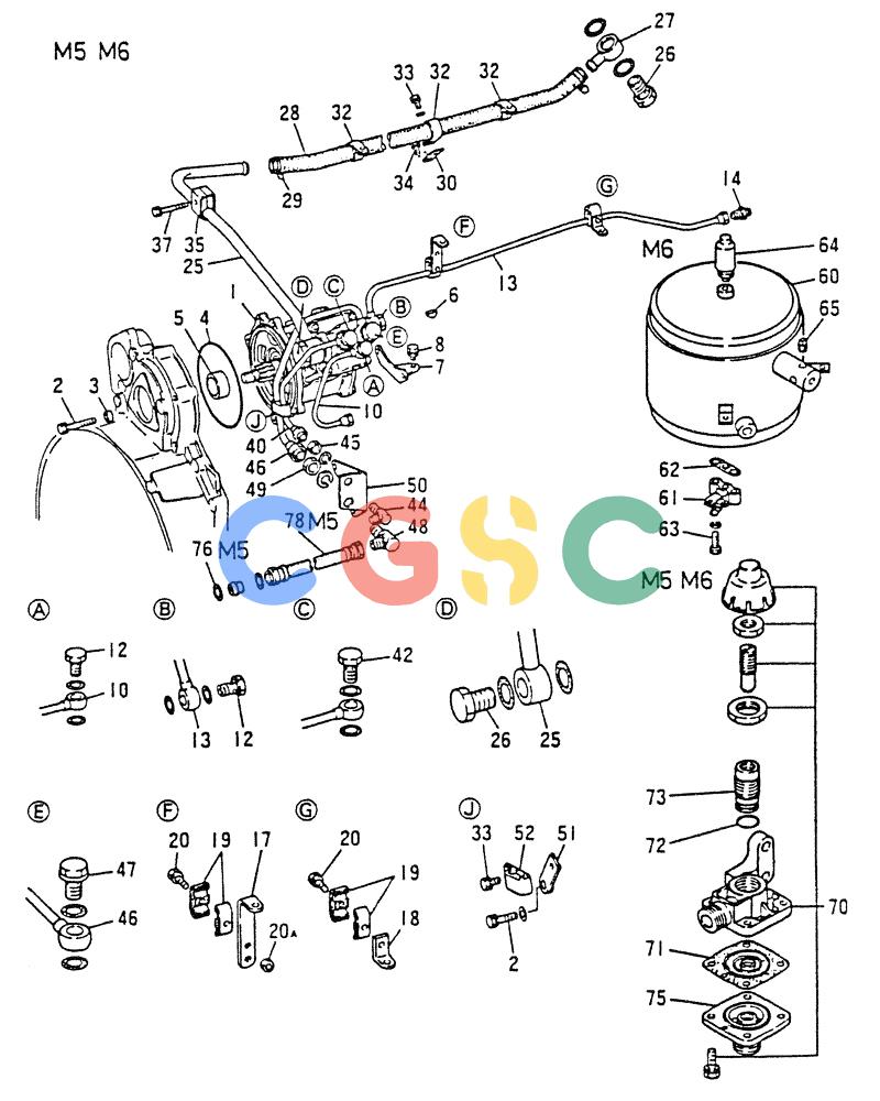神钢零件查询(8DC9-T) - MITSUBISHI DIESEL ENGINE - K914 & K975 (1/79-12/06) (01-031[03]) - AIR COMPRESSOR GENERAL Kobelco