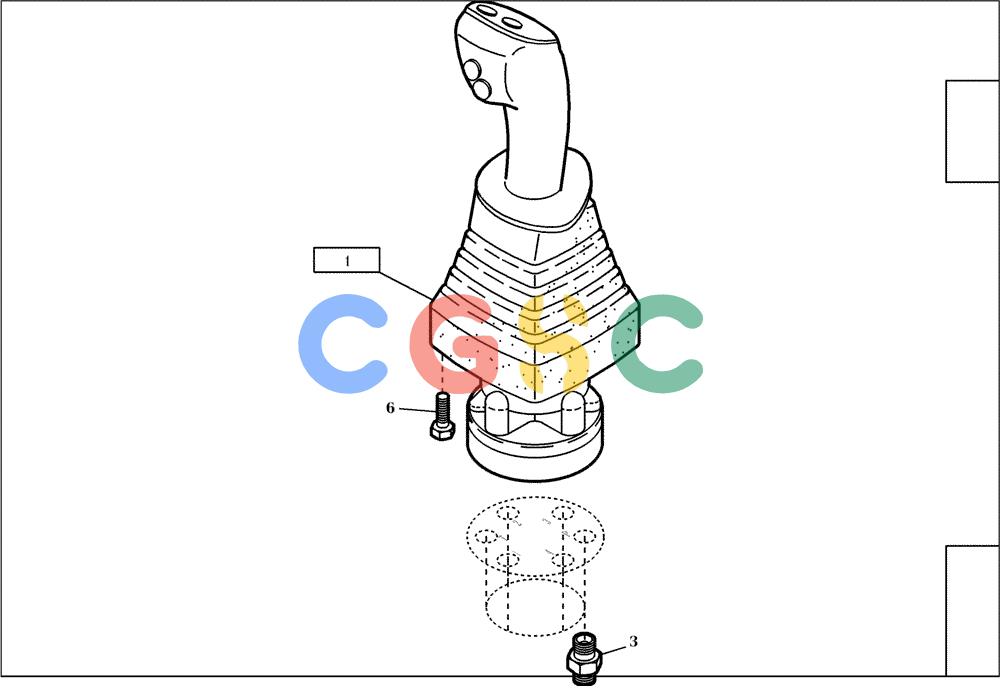 纽荷兰零件查询(EC240) - CRAWLER EXCAVATOR (5/00-) (23.270[002]) - SERVO VALVE INSTALL.MATERIAL RIGHT-HAND (S/N 724021-UP) New Holland Constructuion