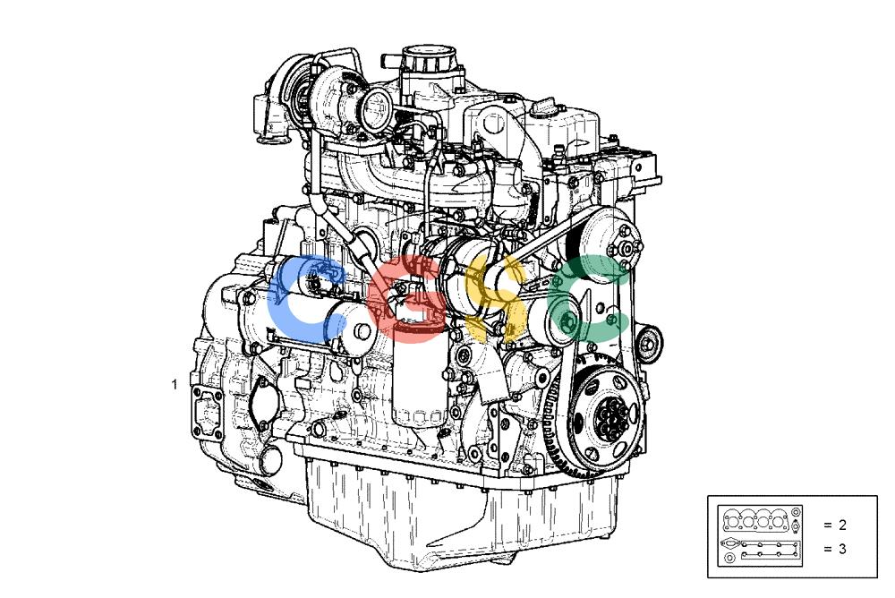神钢零件查询(F4GE9484D J601) - ENGINE - 5801370290 - 84301930.. (1/07-12/07) (0002.068) - COMPLETE ENGINE Kobelco