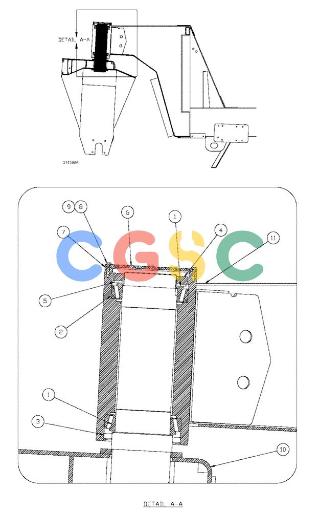 凯斯零件查询(FLX3330B) - FLOATER (12/99-9/02) (04-006) - FRAME SUB ASSEMBLY Case Agriculture