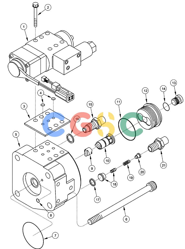 凯斯零件查询(FLX3300B) - FLOATER - 2002 (9/02-10/03) (02-052) - FUEL INJECTION PUMP - DISTRIBUTOR KIT Case Agriculture