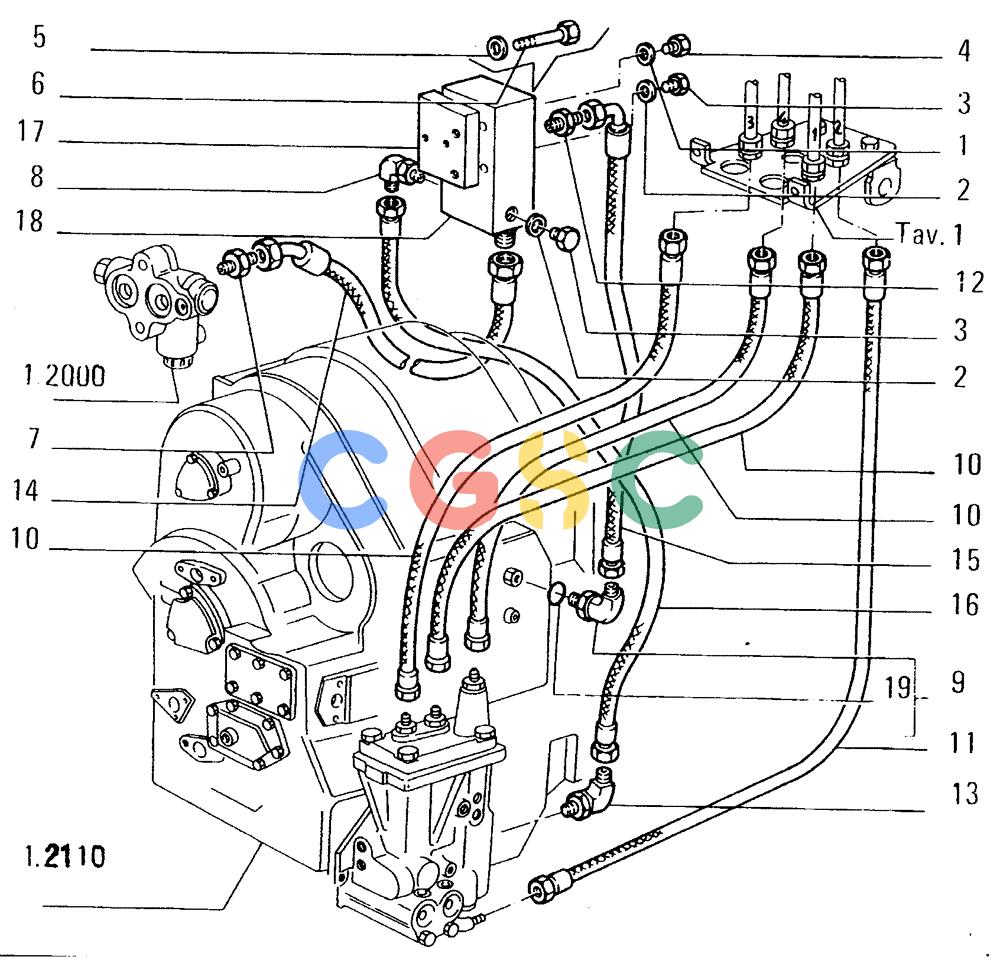 纽荷兰零件查询(FD14E) - CRAWLER DOZER (1.2240[002]) - TRANSMISSION OUTER CONTROLS New Holland Constructuion