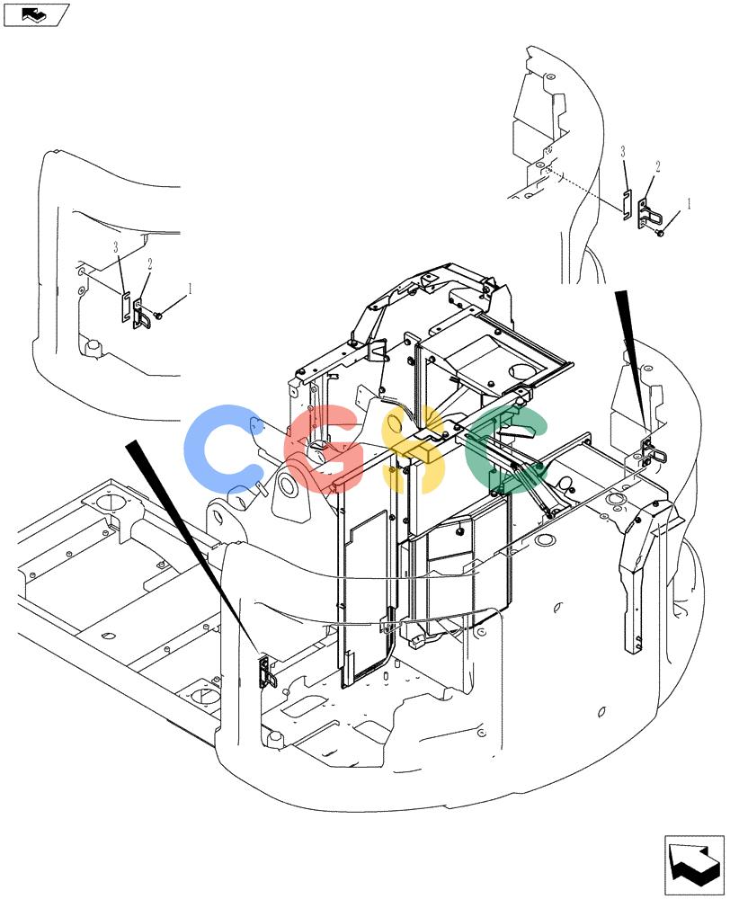 神钢零件查询(ED150-2) - BLADE RUNNER EXCAVATOR/DOZER ASN LH01-01001 (1/09-12/12) (01-069[05]) - GUARD INSTALLATION Kobelco