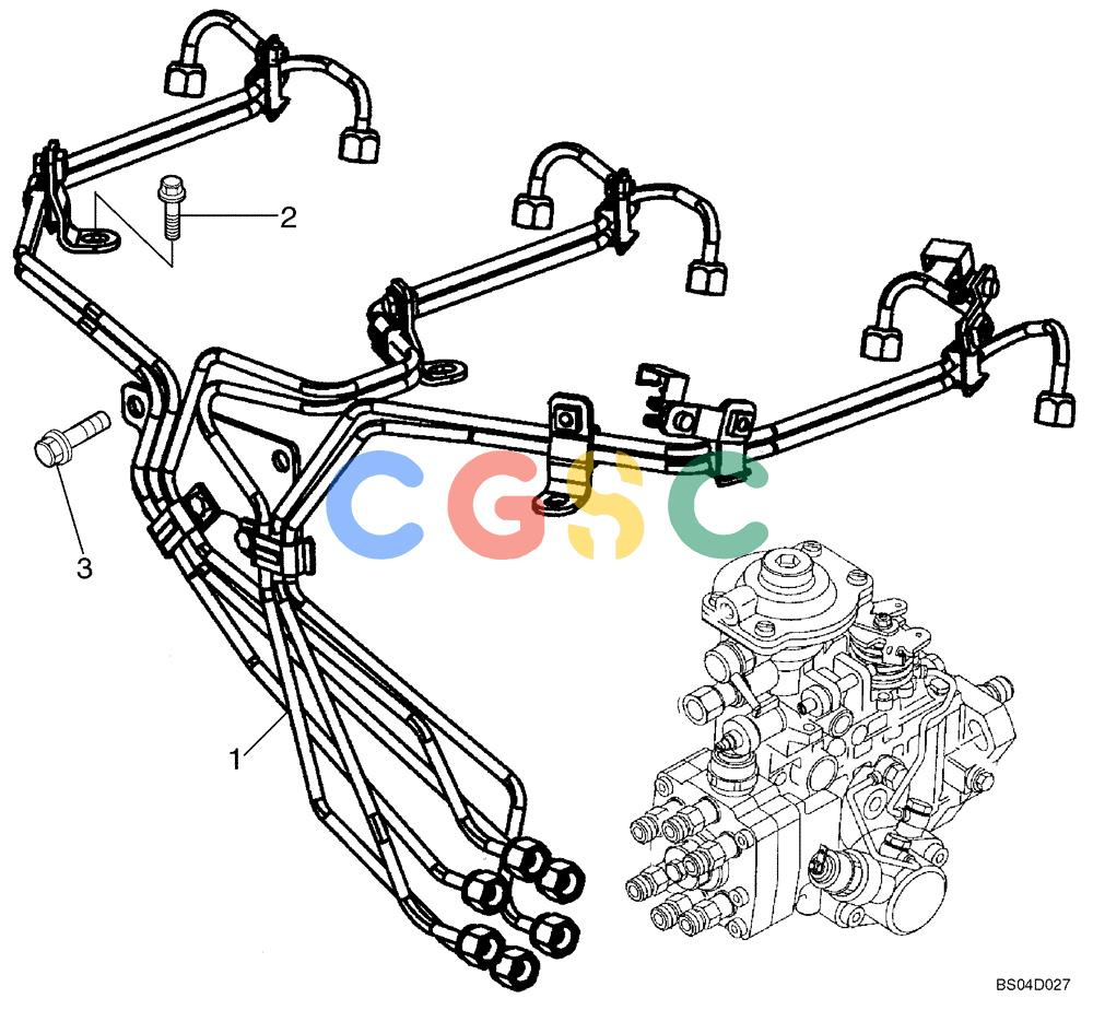 纽荷兰零件查询(DC95) - CRAWLER DOZER (8/04-) (03-09) - FUEL INJECTION SYSTEM New Holland Constructuion