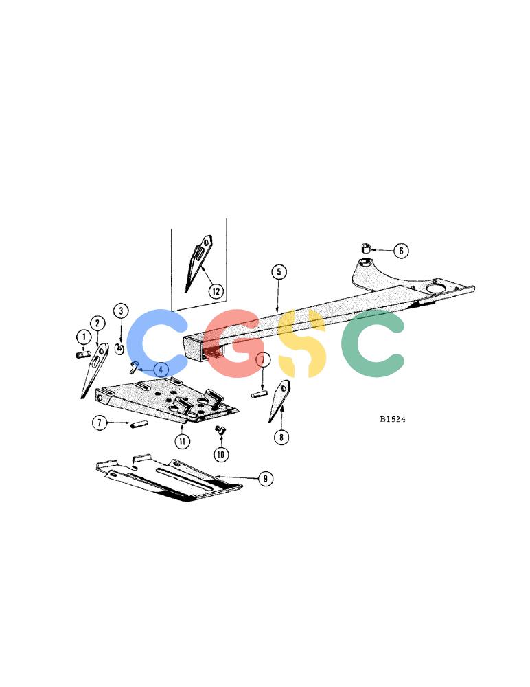 凯斯零件查询(200) - CASE TWINE TIE RECTANGULAR BALER (1/60-12/64) (18[A]) - FEEDER ARM, HEAD AND FINGERS Case Agriculture