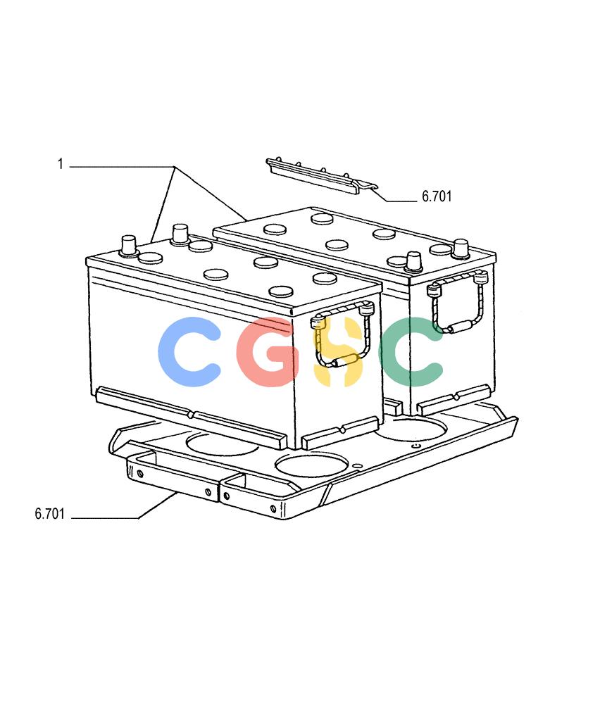 纽荷兰零件查询(FL175) - CRAWLER LOADER (N.A. VERSION) (6/92-) (9.702[01]) - STD BATTERIES - OPTIONAL CODE 76069377 New Holland Constructuion