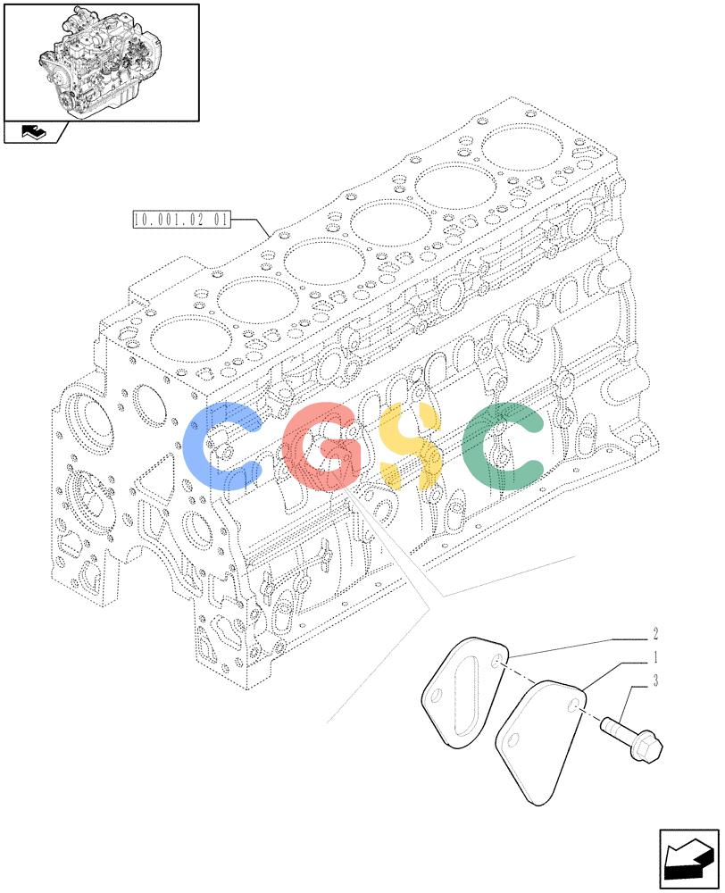 神钢零件查询(F4GE9684R J603) - ENGINE - 504369116 - 84190728 (1/08-12/12) (10.210.01) - ENGINE, FUEL PUMP (2854294) Kobelco
