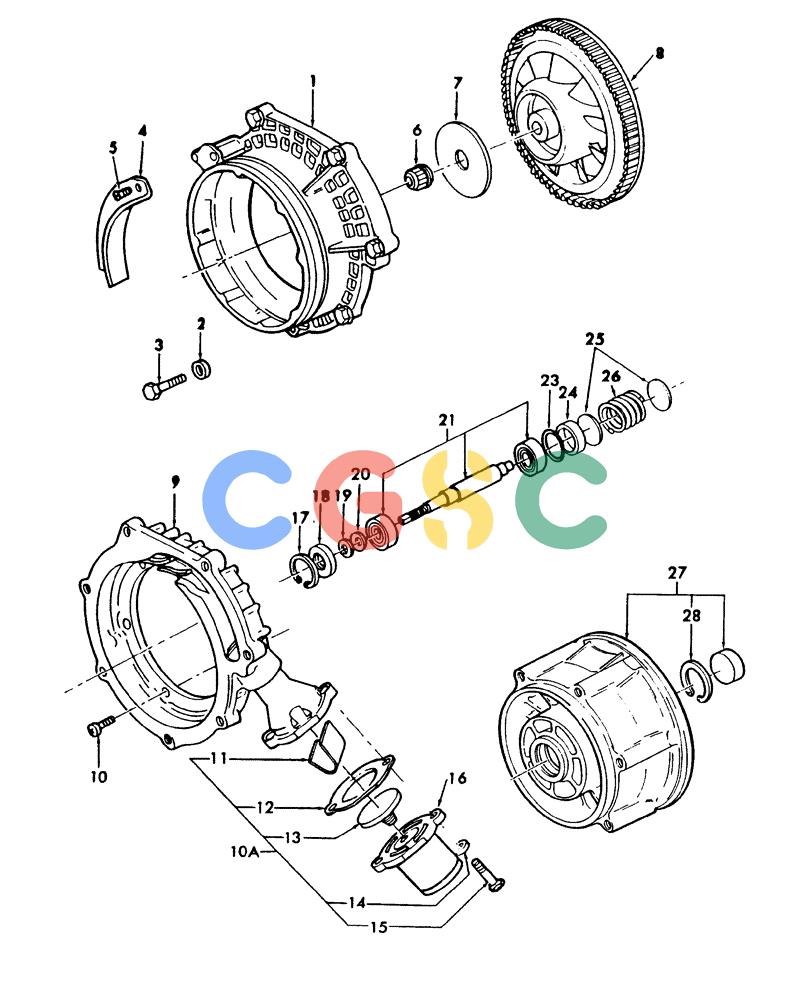 纽荷兰零件查询(BSD666TI) - FORD 6 CYL TURBO ENGINE (9/83-) (06J02) - FAN ASSEMBLY, TURBINE ENGINE HEAT EXCHANGER - BSD666TI New Holland Constructuion