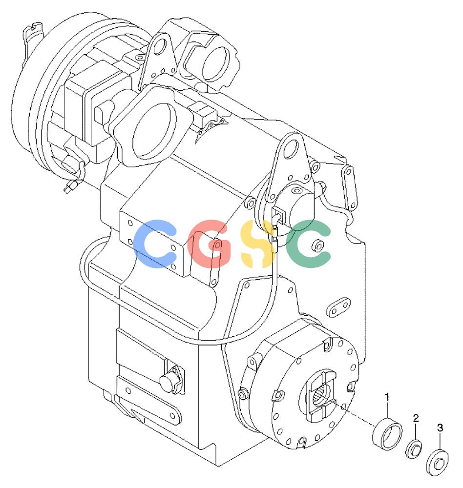 纽荷兰零件查询(AD250 (3.5 VERSION)) - ARTICULATED DUMP TRUCK (7/01-) (1.211[01]) - TRANSMISSION GEARBOX DRIVE New Holland Constructuion