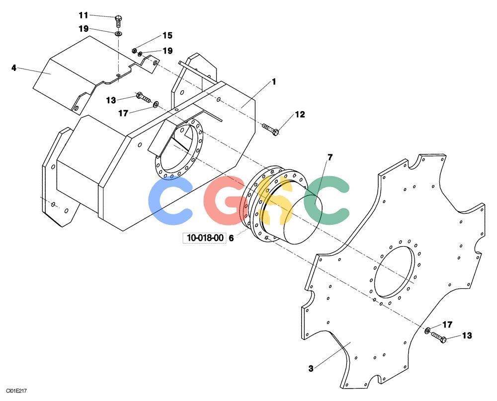 纽荷兰零件查询(CV700) - VIBRATORY ROLLER (9/01-) (07-001-00[01]) - TRANSMISSION - DRUM New Holland Constructuion