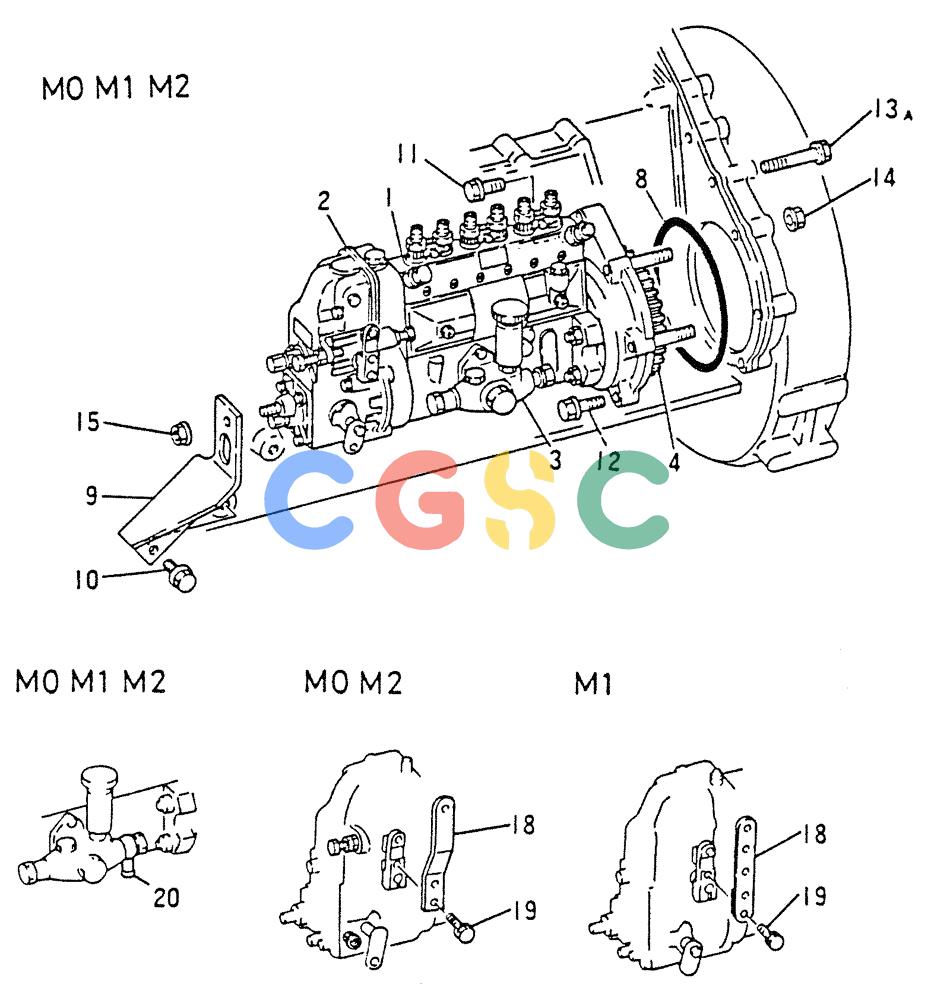 神钢零件查询(6D15) - MITSUBISHI DIESEL ENGINES - K907D & K907LC EXCAVATORS (1/86-12/06) (03-003[01]) - FUEL INJECTION PUMP GENERAL Kobelco