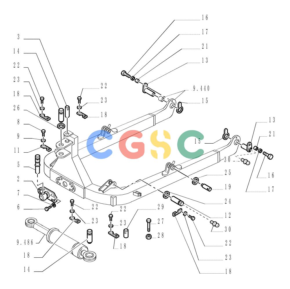 纽荷兰零件查询(DC150PS) - CRAWLER DOZER (9.478[01]) - HYDRAULIC FUNCTION - PAT- OPTIONAL CODE 76076649 New Holland Constructuion