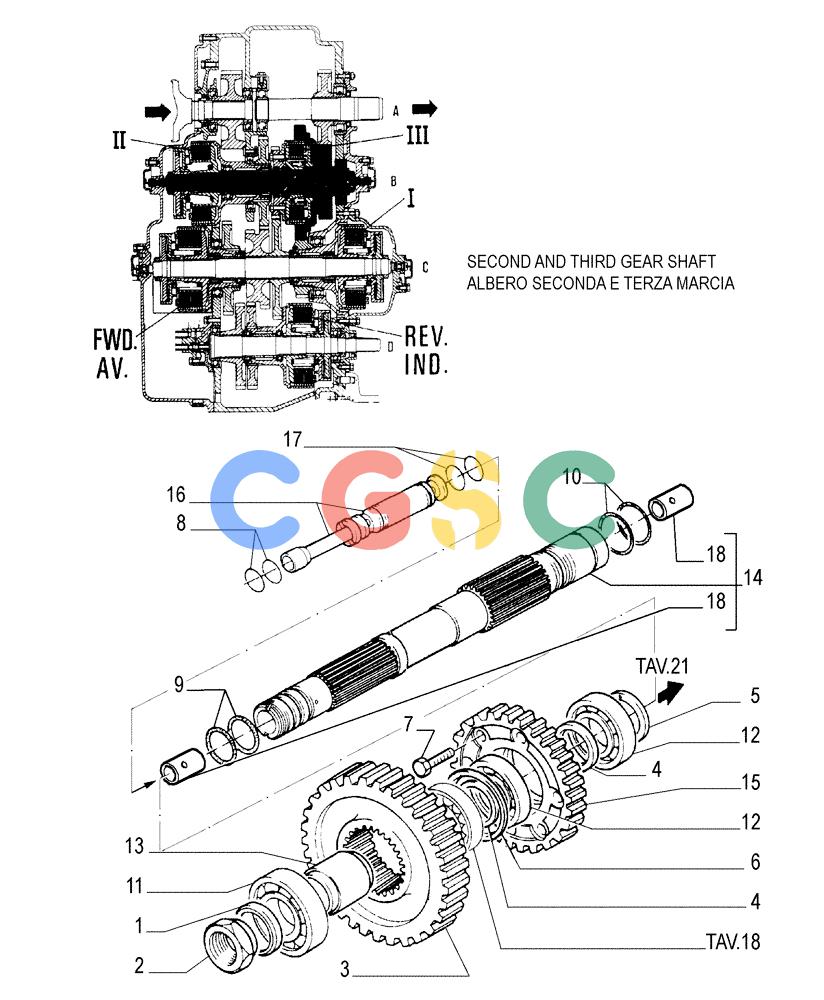 纽荷兰零件查询(FL145) - CRAWLER LOADER (N.A. VERSION) (11/98-) (1.211[20]) - TRANSMISSION - COMPONENTS New Holland Constructuion