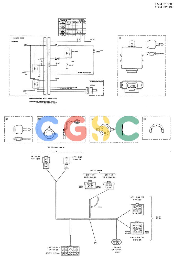 纽荷兰零件查询(E200SRLC) - CRAWLER EXCAVATOR BTW LA04-01506 - LA04-01625 (05-006[02]) - ELEC ASSY, UPP (FOR ANTITHEFT) New Holland Constructuion