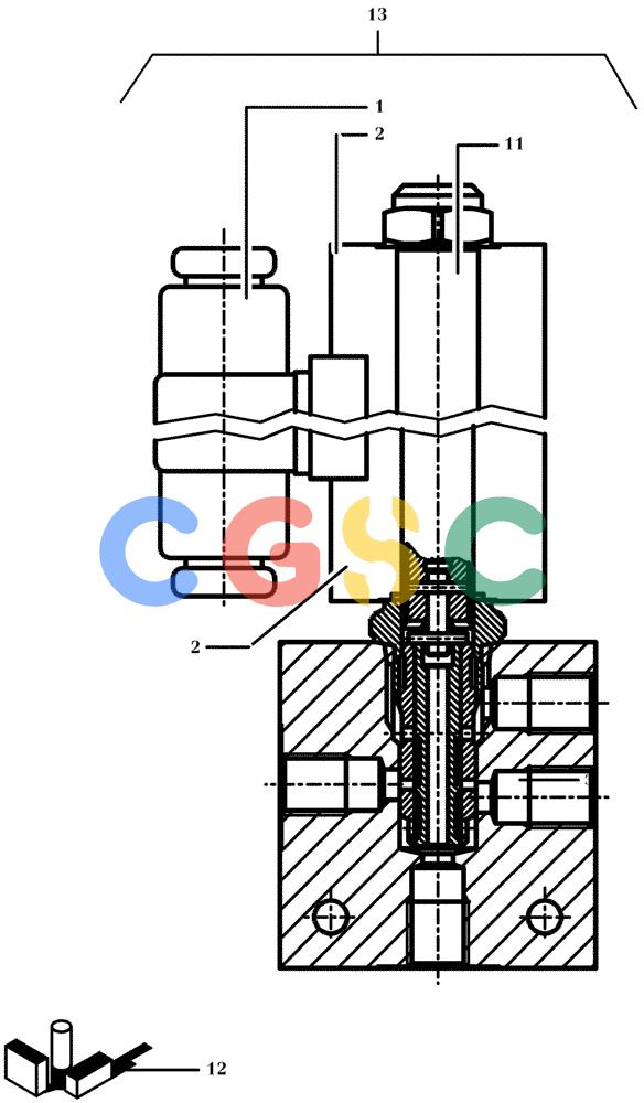 纽荷兰零件查询(DC100) - CRAWLER DOZER (N.A. VERSION) (4/00-) (2.332[01]) - POWER VALVES DC70 - DC80 - DC100 New Holland Constructuion