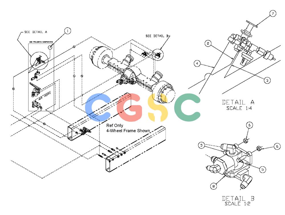凯斯零件查询(FLX3330B) - FLOATER (12/99-9/02) (07-006) - PARKING BRAKE GROUP Case Agriculture
