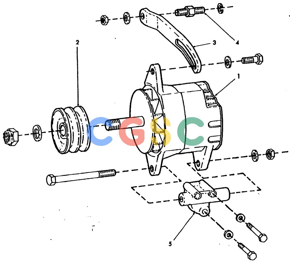纽荷兰零件查询(65B) - MOTORGRADERS (F3.03[001]) - ALTERNATOR New Holland Constructuion