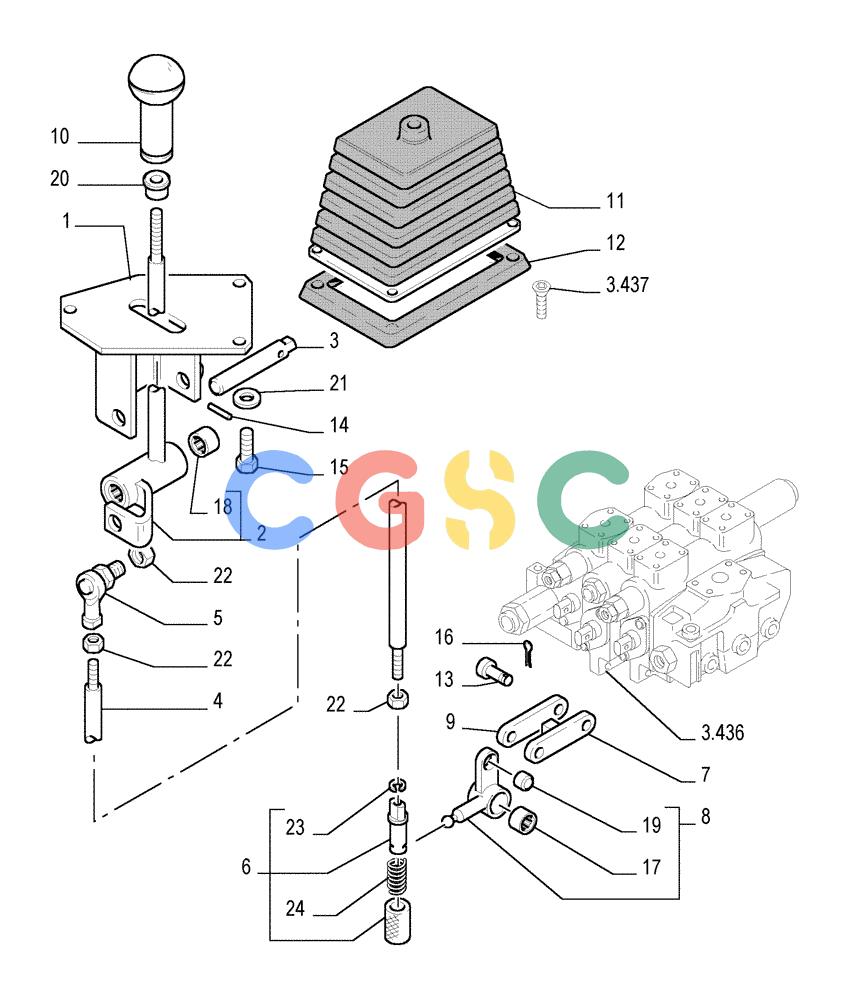 纽荷兰零件查询(FL145) - CRAWLER LOADER (N.A. VERSION) (11/98-) (9.439[01]) - ADDITIONAL HYDRAULIC FUNCTION-4-IN-1 BUCKET New Holland Constructuion