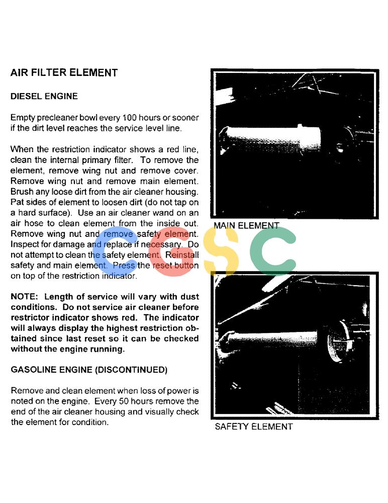 凯斯零件查询(3503) - CONCORD AIR SYSTEM (1/96-12/00) (B23) - AIR FILTER ELEMENT Case Agriculture