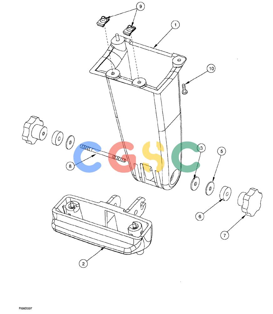 凯斯零件查询(AFS) - CONCORD AIR SYSTEMS (1/00-12/00) (03-26) - CDU / ECDU MOUNTING Case Agriculture