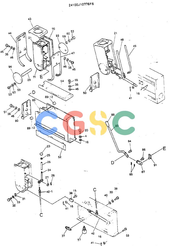 神钢零件查询(MD320BLC) - EXCAVATOR BTW YC0301 - YC0747 (1/80-12/06) (03-001[02]) - CONTROL ASSY Kobelco