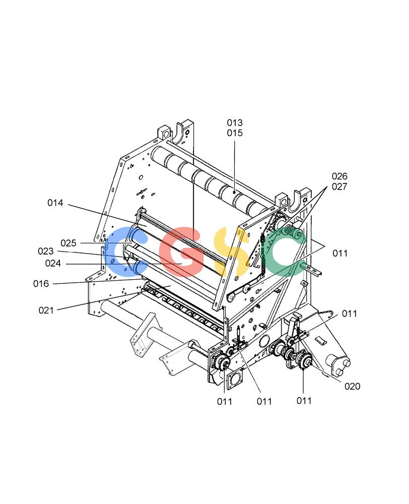凯斯零件查询(RBX461) - CASE IH ROUND BALER (12/01-12/02) (INDEX[3]) - PICTORIAL INDEX, MAIN FRAME, STARTER, SLEDGE & DRIVE ROLLERS (011 - 016 & 020 - 027) Case Agriculture