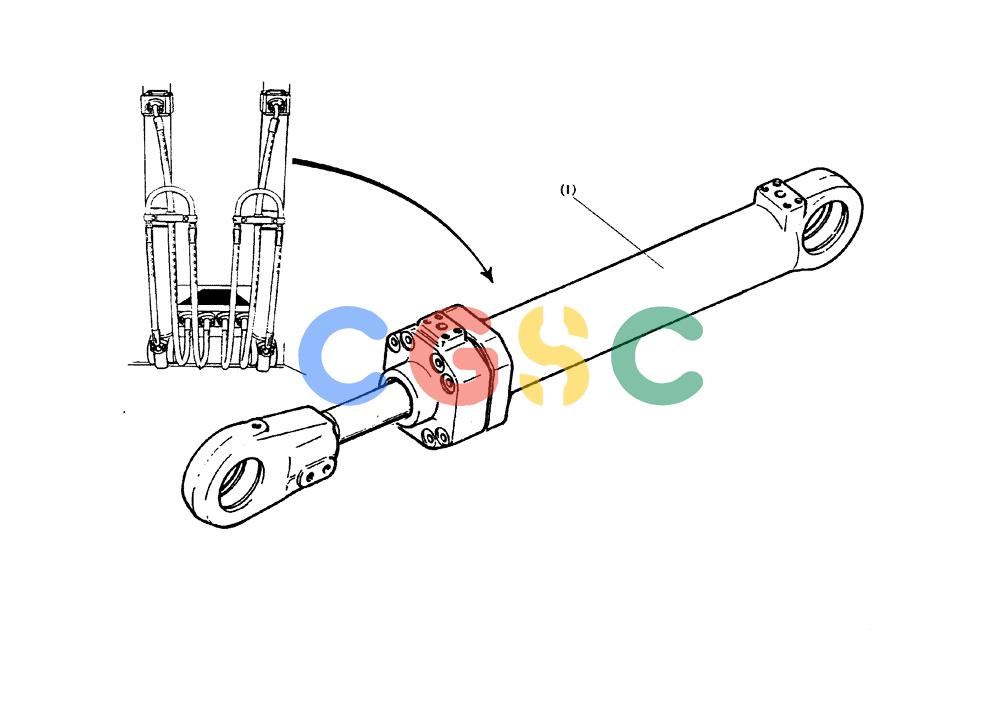 纽荷兰零件查询(EC130) - CRAWLER EXCAVATOR (4/99-) (24.020[001]) - BOOM CYLINDERS INSTALL.MATERIAL (S/N 11701-12057) New Holland Constructuion