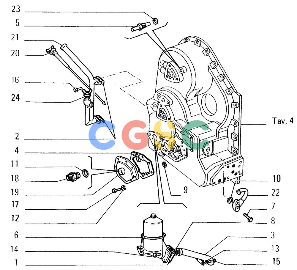 纽荷兰零件查询(FD14E) - CRAWLER DOZER (1.2110[006]) - TRANSMISSION-COMPONENTS New Holland Constructuion