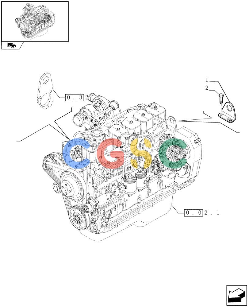 神钢零件查询(F4GE9684B J600) - ENGINE 504116859 - 87050849 (1/07-) (0.45.0) - HOOKS - ENGINE (2852182) Kobelco