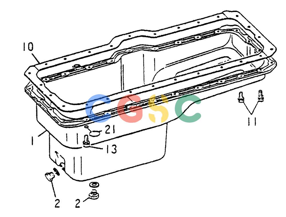 神钢零件查询(6DR5) - MITSUBISHI DIESEL ENGINE (1/06-12/06) (01-003) - OIL PAN Kobelco