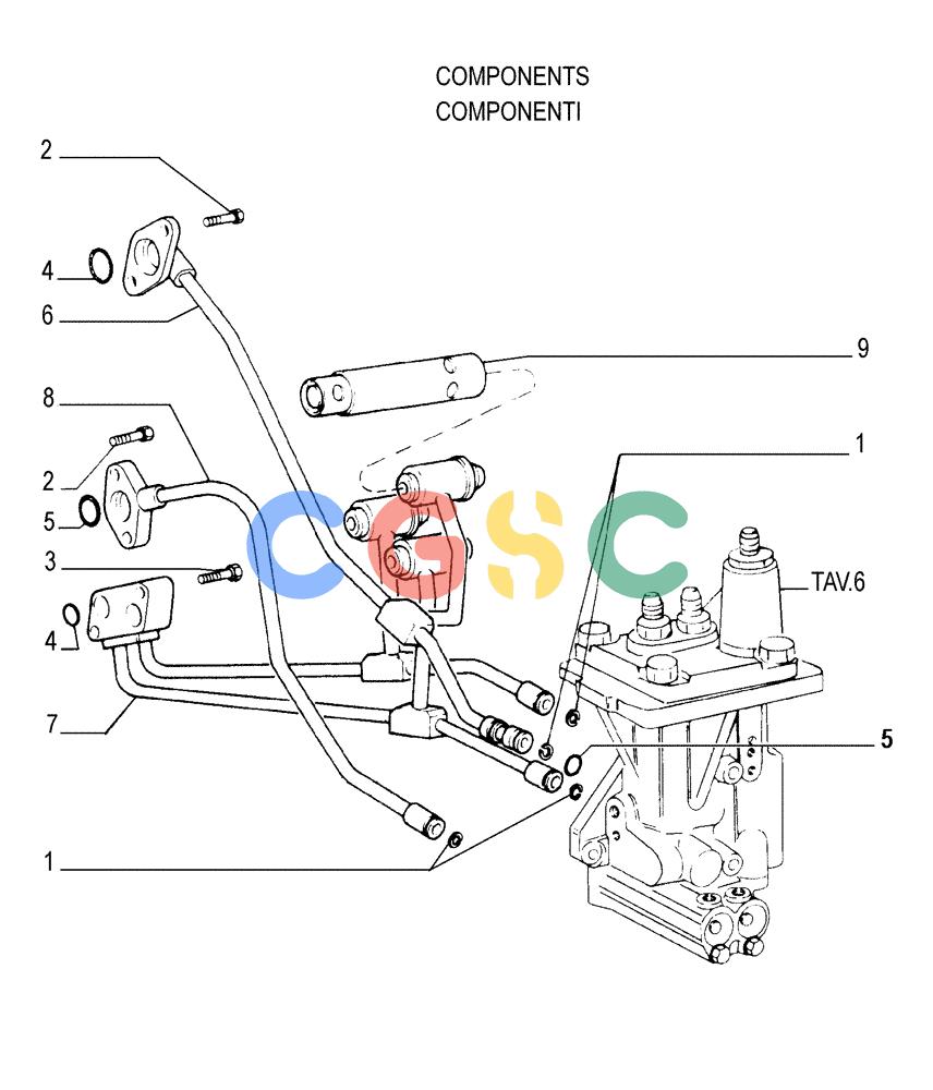 纽荷兰零件查询(FD175) - CRAWLER DOZER (N.A. VERSION)(S/N 061640 & AFTER) (1/93-) (1.211[07]) - TRANSMISSION - PIPING New Holland Constructuion