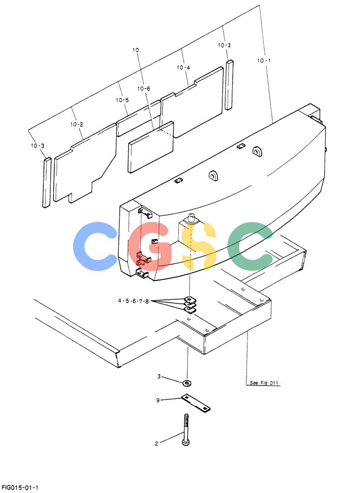 神钢零件查询(K912LC) - MARK II EXCAVATOR ASN YC-0301 (1/88-12/03) (01-003) - COUNTER-WEIGHT ASSY Kobelco